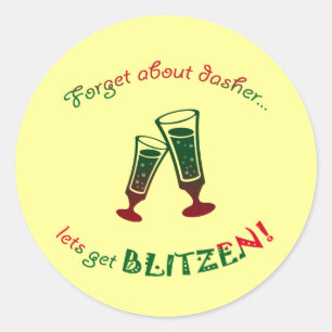 Vergeet Dasher Ronde Sticker