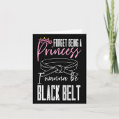 Vergeet dat ik een prinses wil zijn... ik wil een  kaart (Voorkant)