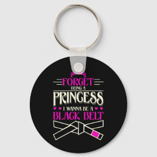 Vergeet dat ik een prinses wil zijn, ik wil een zw sleutelhanger