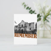 Vergeet de Alamo niet Briefkaart (Staand voorkant)