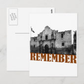 Vergeet de Alamo niet Briefkaart (Voorkant / Achterkant)