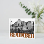 Vergeet de Alamo niet Briefkaart (Staand voorkant)