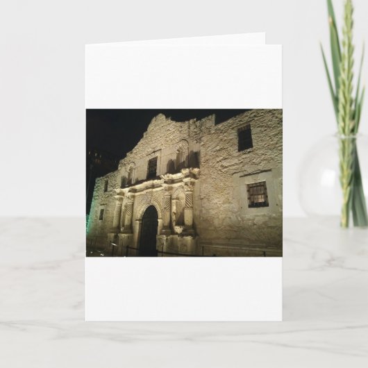 Vergeet de Alamo niet Kaart (Voorkant)