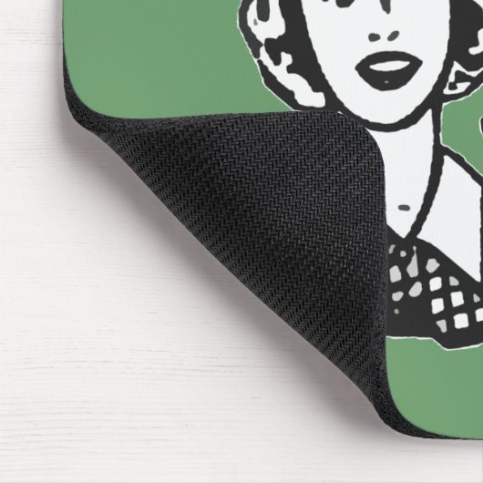 Vergeet de bacterie niet! Fun Bacon-ontwerp Muismat (Hoek)