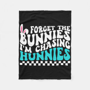 Vergeet de Bunnies die ik aan het jagen ben. Fleece Deken
