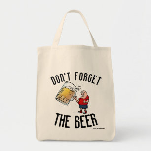 Vergeet de Cartoon van de Beer Funny Shopping niet Tote Bag