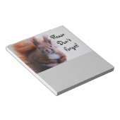 Vergeet de eekhoorn niet notitieblok (Schuin)