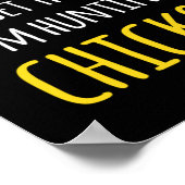 Vergeet de eicenbunny Easter Rabbit Bunny Poster (Hoek)