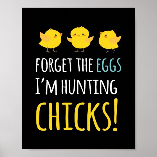 Vergeet de eicenbunny Easter Rabbit Bunny Poster (Voorkant)