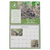 Vergeet de Elephant Foundation 2021-agenda nooit Kalender (Mar 2027)