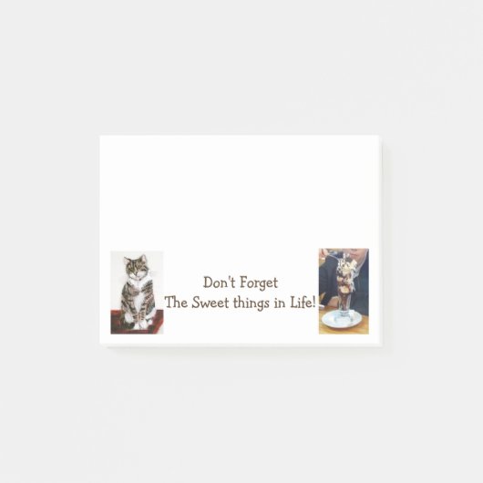 Vergeet de fototemplate niet post-it® notes (Voorkant)