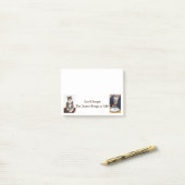 Vergeet de fototemplate niet post-it® notes (Op bureau)