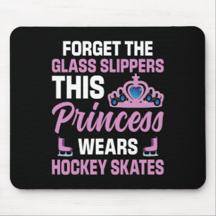 Vergeet De Gl Slippers Hockey Speler Prinses Schat Muismat