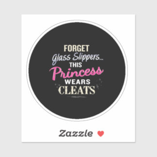 'Vergeet de glazen dippers... deze prinses draagt Sticker