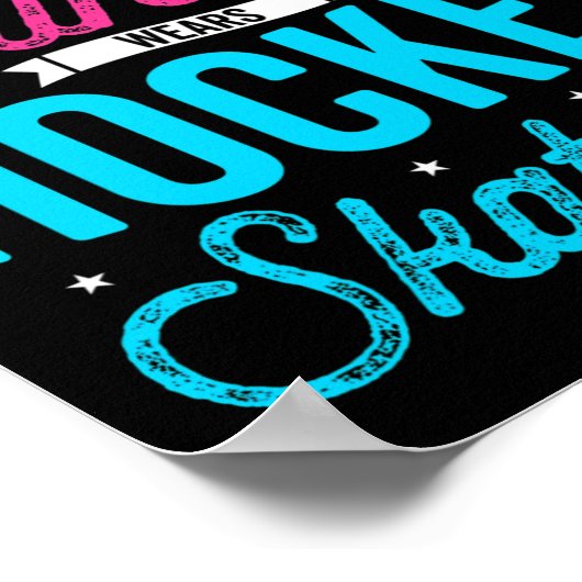 Vergeet de glazen dippers die prinses Hockey S Poster (Hoek)