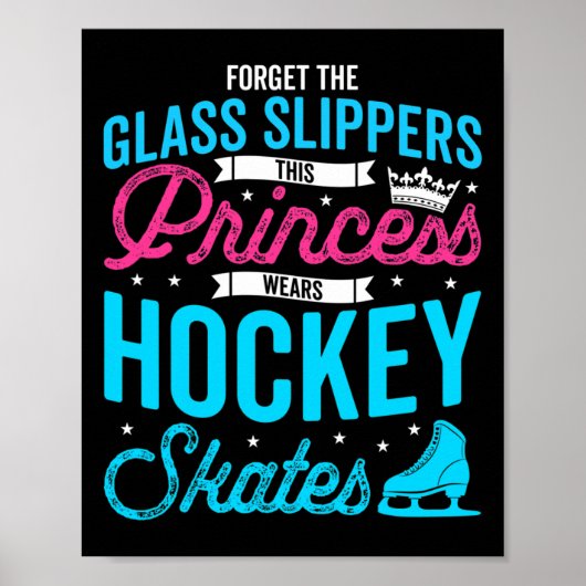 Vergeet de glazen dippers die prinses Hockey S Poster (Voorkant)