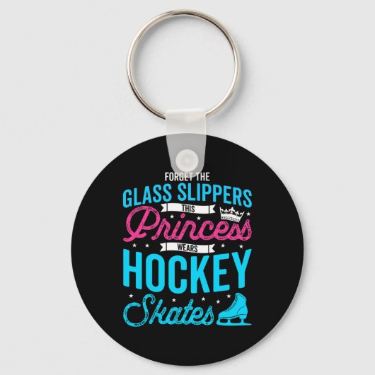 Vergeet de glazen dippers die prinses Hockey S Sleutelhanger (Voorkant)