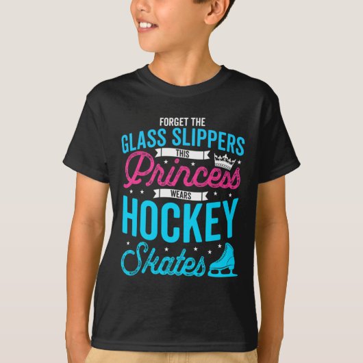 Vergeet de glazen dippers die prinses Hockey S T-shirt (Voorkant)