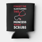 Vergeet de glazen slippers dialyse verpleegster blikjeskoeler (Voorkant)