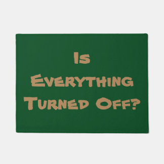 Vergeet de herinnering aan de leuke slogan niet deurmat