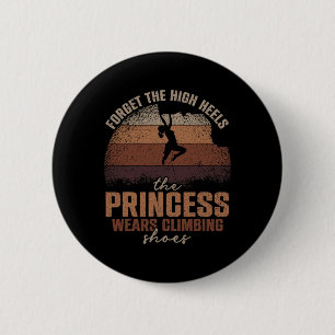 Vergeet de hoge hakken De prinses draagt klimschoe Ronde Button 5,7 Cm