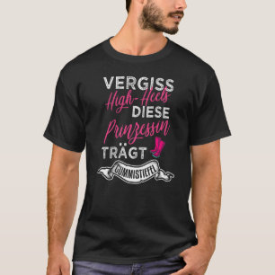 Vergeet de hoge hakken die de prinsesdraagt... wel t-shirt
