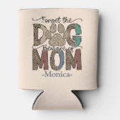 Vergeet de hond oppassen voor mam luipaard thema blikjeskoeler (Voorkant)