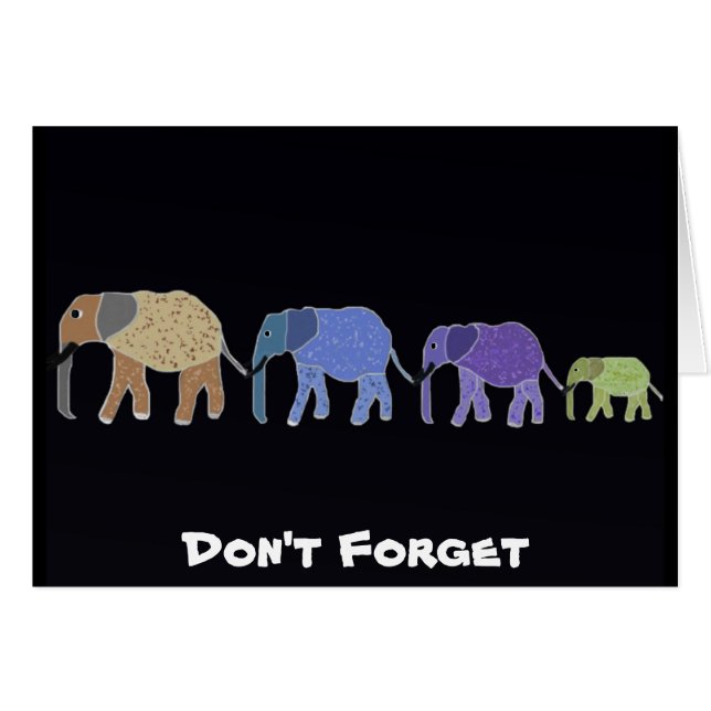 Vergeet de kaart niet (Voorkant Horizontaal)