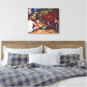 Vergeet de knoflook niet, Boedapest Canvas Afdruk (Insitu (Slaapkamer))