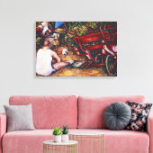 Vergeet de knoflook niet, Boedapest Canvas Afdruk (Insitu (Woonkamer))