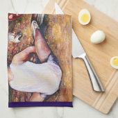 Vergeet de knoflook niet, Boedapest Theedoek (Quarter Fold)