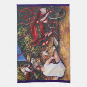 Vergeet de knoflook niet, Boedapest Theedoek (Verticaal)