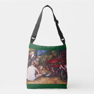 Vergeet de knoflook niet crossbody tas