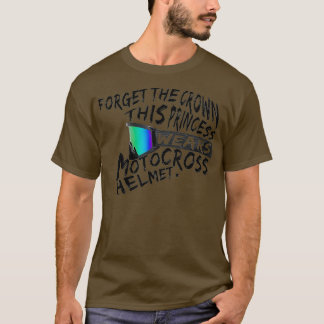 Vergeet de kroon deze prinses draagt motorcross t-shirt