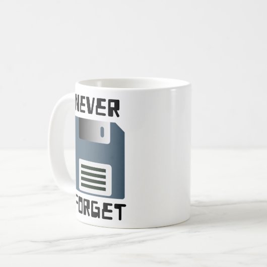 Vergeet de Mok voor diskettes nooit (Voorkant links)