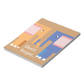 Vergeet de olifanten van de lijst niet notitieblok (Linkerzijde)