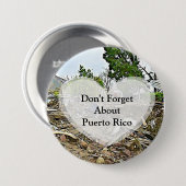 Vergeet de Puerto Rico Button niet (Voorkant /achterkant)