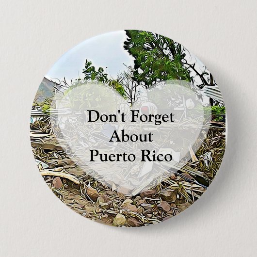 Vergeet de Puerto Rico Button niet (Voorkant)