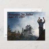 Vergeet de slachtoffers niet briefkaart (Voorkant / Achterkant)