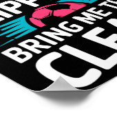 Vergeet de slippers, breng me de cleats poster (Hoek)