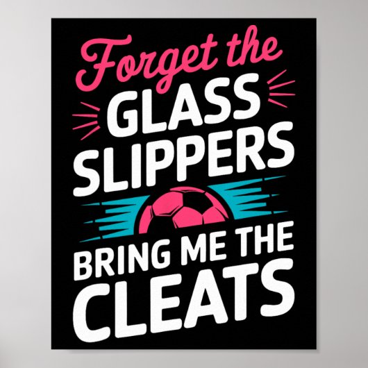 Vergeet de slippers, breng me de cleats poster (Voorkant)