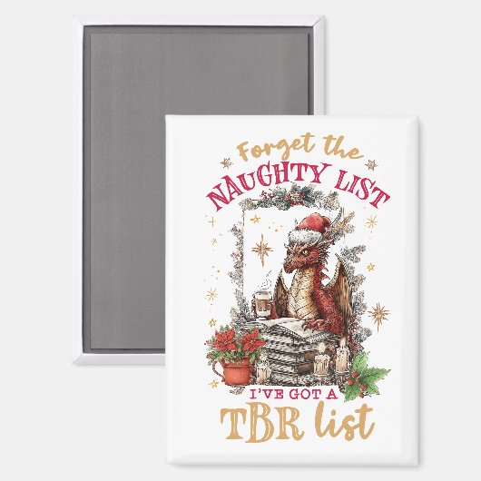 Vergeet de stoute lijst, ik heb een TBR-lijst Magneet (Voorkant / Achterkant)