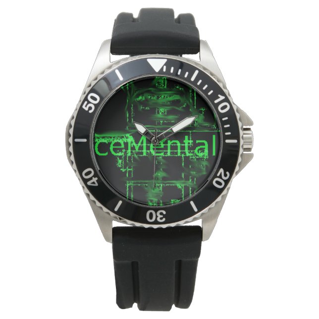 Vergeet de tijd met dit CeMental horloge! Horloge (Voorkant)