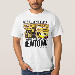 Vergeet de tragedie van Newtown Tshirt 3 nooit ver