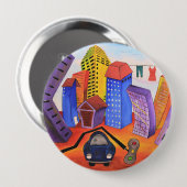 Vergeet de wasbadge niet ronde button 4,0 cm (Voorkant /achterkant)