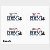 Vergeet een cape - mijn held draagt NWU's Ovale Sticker (Vel)