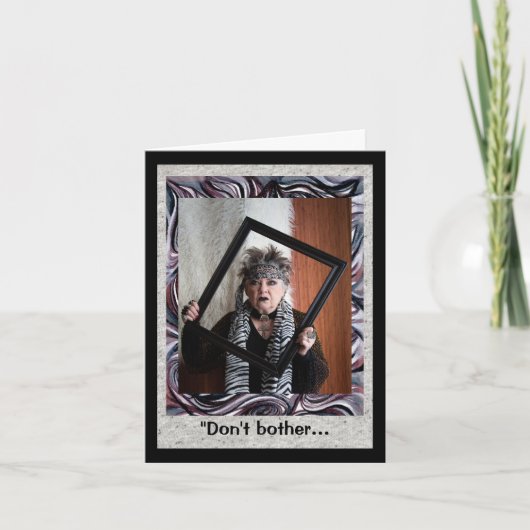 Vergeet een mijl in mijn Wenskaart te lopen. Kaart (Voorkant)