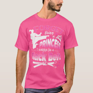 Vergeet een prinses te zijn, ik wil een zwarte rie t-shirt