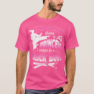 Vergeet een prinses te zijn, ik wil een zwarte rie t-shirt
