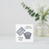 Vergeet geen afspraak afsprakenkaartje (Staand voorkant)